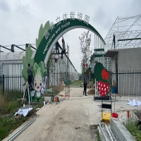 江蘇省揚州市廣陵區(qū)沙頭鎮(zhèn) 草灘圩-智慧農業(yè)施工現(xiàn)場